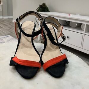 Chic Black and Red Women's Heels